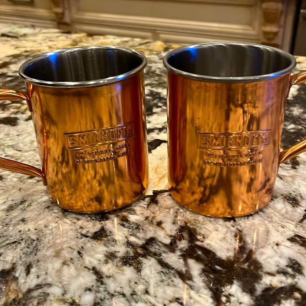 Smirnoff cups x2 mule